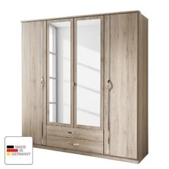Armoire à Portes Battantes Nicu -Armoire Soldes Boutique drehtuerenschrank nicu eiche sanremo dekor 453946