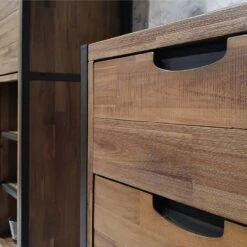 Buffet 170cm 3 Tiroirs 2 Portes Acacia -Armoire Soldes Boutique e61bbc0f9dcd49a3a44c57d1be66d106