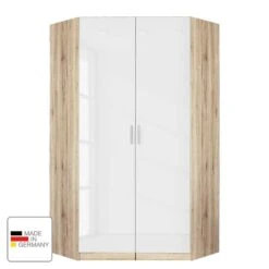 Armoire D'angle Celle -Armoire Soldes Boutique eckschrank celle eiche sonoma dekor hochglanz weiss 2117746