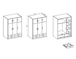 FURNIX Armoire STELLARIE 5 FURNIX Armoire STELLARIE -Armoire Soldes Boutique fa569f070e29422eb57c848311f527b2