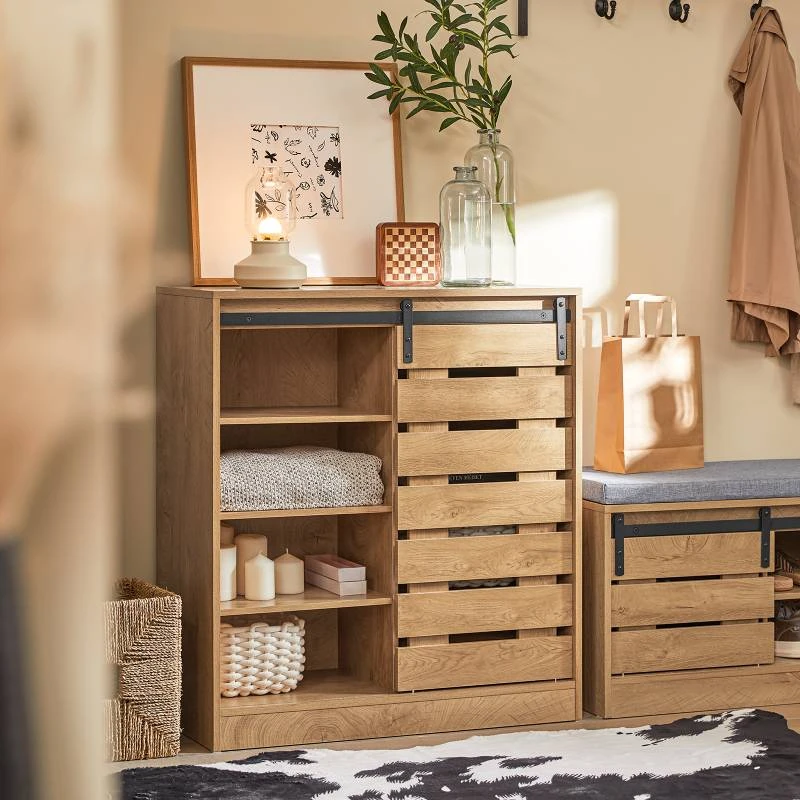 Commode à Chaussures Armoire FSB65-HG 11 Commode à Chaussures Armoire FSB65-HG – Image 11