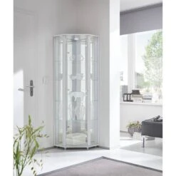 Vitrine D'angle Amalia I -Armoire Soldes Boutique fif vitrinen led 18 05 2017 4921952