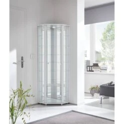 Vitrine D'angle Amalia II -Armoire Soldes Boutique fif vitrinen led 18 05 2017 4921996