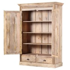 Armoire De Vestibule Cella -Armoire Soldes Boutique garderobenschrank cella mango massiv 4294512