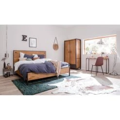 Armoire Manchester II 17 Armoire Manchester II -Armoire Soldes Boutique garderobenschrank manchester akazie teilmassiv akazie akazie anthrazit 110 cm 2 tuerig 4874972