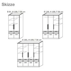 Armoire à Portes Battantes Bochum -Armoire Soldes Boutique rauch bochum drehtuerenschrank kombischrank alpinweiss absetzungen milchglas m ra ssk boc 966 2