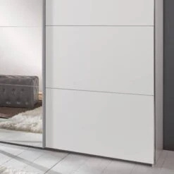 Armoire à Portes Coulissantes Brüssel -Armoire Soldes Boutique schwebetuerenschrank bruessel alpinweiss 300 cm 4 tyrig 2 spiegeltueren 5037588