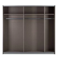 Armoire à Portes Coulissantes Quadra II -Armoire Soldes Boutique schwebetuerenschrank quadra alpinweiss 309709