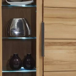 Vitrine Pia III -Armoire Soldes Boutique vitrine pia iii kernbuche massiv geoelt 306169